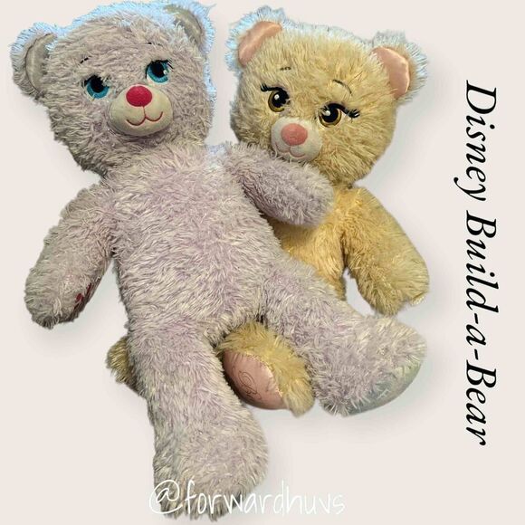 Build a Bear Disney Bears - Frozen Anna & Beauty & the Beast Belle - Picture 2 of 16